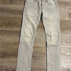 All Saints Light Gray Slim Jeans